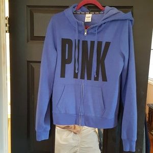 Victoria's secret pink zip up sweat shirt